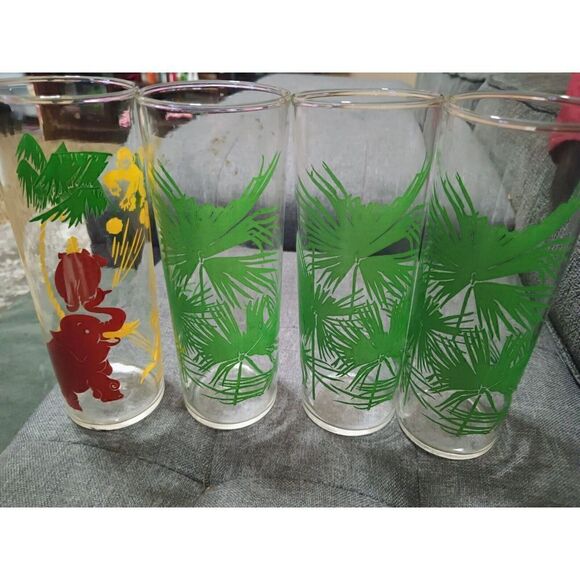 Tall Libbey Ice Tea Glasses ( 4 Glasses. Vintage - Picture 2 of 5